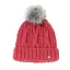 Pikeur Bobble Hat with Faux Fur Pom Pom - Scarlet